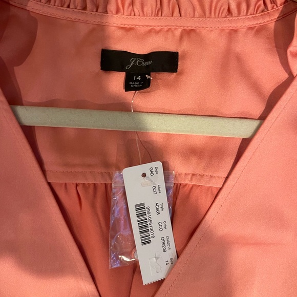 J. Crew Peach Button-Down Blouse - Picture 4 of 13